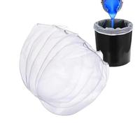 Sacs de passoire de peinture à godet - Sacs de filtre en mailles en nylon 5pcs avec haut élastique, filtres à seau à maille fine | Sacs à tension de peinture pour le jardinage en résine, à l'automobil