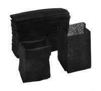 Sacs de Pépinière Non Tissés 100pcs Drainage Optimal(16x18cm) | Tissu non tissé respirant, drainage supérieur, prévient la pourriture des racines, , lot économique