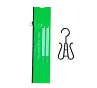 Sacs de perruque Rangement avec cintre, sac de rangement d'extension de cheveux | Support d'extension de cheveux - Rack de poussière d'emballage d'écran de support léger avec fermeture éclair pour le