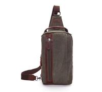 Sacs De Poitrine Décontractés Sac de Poitrine en Toile for Hommes et Femmes, Sac à bandoulière incliné, Sacs à Dos de Loisirs for Sports de Plein air(Colour 2)