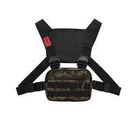 Sacs de poitrine, sac à bandoulière Tracffy, poche avant, sac à dos Chest Rig, sac à dos crossbody, sac de poitrine d'extérieur, Camouflage, m