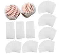 Sacs de protection contre les fruits, 180pcs 7,9x3,9 pouces de fruits d'épaisseur, sacs de fruits élastiques résistants aux chocs, sacs de filet de fruits pour noix de, melon, courgette, concomb