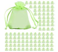 Sacs de protection pour fruits 100 pièces sacs en filet de fruits pour arbres fruitiers Sac en maille avec cordon de serrage Sac de barrière filet