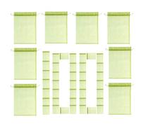 Sacs de Protection réutilisables avec Cordon de Serrage, 15,2 x 20,3 cm, pour Raisin, Tomate, Jardin, légumes, Fraise, Mangue, Myrtille