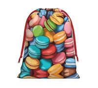 Sacs de rangement aromatisés aux macarons et biscuits de Noël, pour fête d'anniversaire, fournitures de vacances, ils peuvent également être utilisés pour le stockage quotidien
