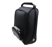 Sacs de rangement de chaussures de golf de voyage - Conteneurs imperméables en PU avec fermeture éclair | Sacs de transport imperméables en PU de haute qualité pour la maison, les voyages, Noir , Voir