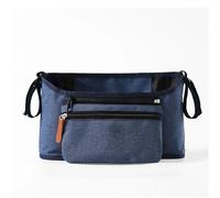 Sacs de rangement de poussette for maman, sac de voyage suspendu de grande capacité, porte-bouteille, sacs à couches, accessoires de poussette for enfants(Blue)
