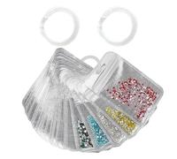 Sacs de rangement en strass pour perles | Organisateur de bijoux | Organisateur d'accessoires de bijoux, pour salle d'artisanat, femmes, hommes, maison, appartement, adultes, artistes, amateurs