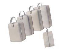 Sacs de rangement Ensemble de cubes organisateurs, Rice | avec poignées à fermeture éclair et disposition de valise multizone