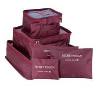 Sacs de rangement organisateur de valise lot de 6 pièces