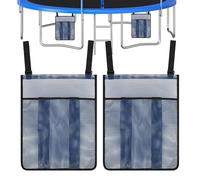 Sacs De Rangement pour Chaussures De Trampoline,2 Pièces Support Mural De Grande Taille - Grand Sac Organisateur de Rangement en Mesh | pour Usage Intérieur Extérieur Parc Camping Entraînement et