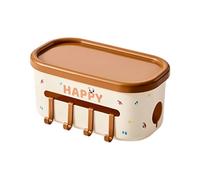 Sacs de rangement pour table de chevet, boîte à mouchoirs avec crochet de couvercle, rangement de dortoir, accessoires de lit superposé, pour chambre à coucher, appartement, hôpital, lit d'enfant