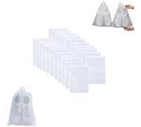 Sacs de Rangement réutilisables à Cordon, Sac de Voyage Transparent, Sacs de Voyage translucides à Cordon, Essentiels de Voyage (50Pcs)