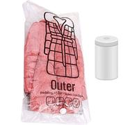 Sacs de rangement scellés sous vide pour manteaux d'hiver - 4 pièces avec pompe manuelle, gain de place et protection contre la poussière et l'humidité - VACUHANGPUMP