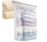 Sacs de rangement sous vide | Emballage de compression transparent pour déménagement - Sacs de rangement scellés pour vaccins - Pour maison, voyage, université, dortoir, bagages, oreiller, couette