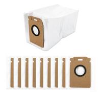 Sacs de rechange pour aspirateur Roborock H50 Ultra H60 Hub Ultra H60 Hub Pro avec capacité de 3,5 litres pour une utilisation dans les systèmes de vidange automatique (lot de 10)