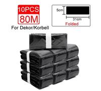 Sacs De Recharge De Seau À Couches Noirs, 1/5/10 Pièces, Pour Poubelle Angelcare Pour Sangenic Tommee Tippee Pour Twist & Click Pour Génie Pour Munchkin..Black 10pcs