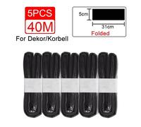 Sacs De Recharge De Seau À Couches Noirs, 1/5/10 Pièces, Pour Poubelle Angelcare Pour Sangenic Tommee Tippee Pour Twist & Click Pour Génie Pour Munchkin..Black 5pcs