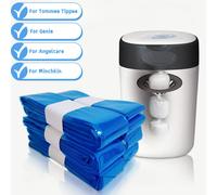 Sacs de recharge de seau à couches pour Sangenic Tommee Tippee pour génie pour Angelcare pour Munchkin Blue-5 Pack