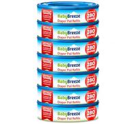 Sacs de recharge pour seau à couches compatibles avec Playtex Diaper Genie - 1960 pièces (7 lots de 1 paquet) BabyBreeze