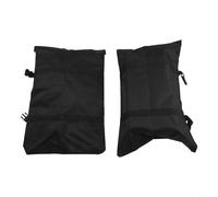 Sacs de sable à base de parapluie avec pochette intérieure en plastique anti-fuite, fibre Oxford robuste, connexion à boucle et poignées confortables pour une utilisation en extérieur (2 x 20,4 kg)