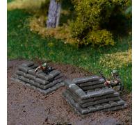 Sacs de sable, camp Militaire - FALLER 144121 - HO 1/87
