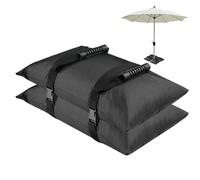 Sacs de sable pour poids - Sacs de lestage | Sacs de sable lestés | Poids de base de parapluie portables | Sacs de sable pour tente d'auvent | Accessoires de camping en plein air robustes Sac de sable
