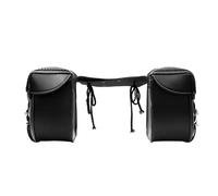 Sacs de Selle Paire De Sacs De Selle De Moto en Cuir PU, Sacoche De Rangement Latérale, Sacoche Étanche pour Harley Sportster XL883 XL1200 Sac de Rangement