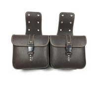 Sacs de Selle Sacoche De Moto Étanche en Cuir, Sacs À Bagages Latéraux, Sac De Selle, Sac À Outils De Tourisme pour Harley Sportster XL 883 1200 Sac de Rangement(D)