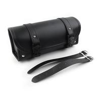 Sacs de Selle Sacs De Selle De Moto en Cuir PU Noir, Pochette De Rangement pour Fourche À Outils, Sacoches Latérales Étanches pour Harley Sportster XL1200 Sac de Rangement