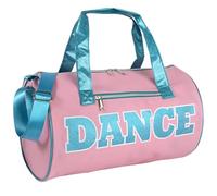 Sacs de sport de danse pour danseurs, filles, adolescentes et étudiants athlètes, sac de sport amusant pour filles et garçons, rose/bleu, Small, Sacs à bagages cylindriques Softside