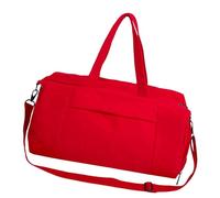 Sacs de sport de voyage de grande capacité en nylon avec fermeture éclair et bandoulière renforcée, sac à bandoulière de qualité supérieure, sac d'entraînement pratique, Rouge, Beauté de masse