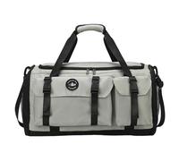 Sacs de Sport pour Hommes et Femmes, 20, 5 x 9, 5 x 10, 6 Pouces, Sac de Yoga avec Compartiment à Chaussures, Multi-usages 4 façons Transporter Un Sac Sport pour Voyage, Voyage, Gris, décorations