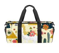 Sacs de sport, sac de sport, sac de sport pour femme, sac de voyage, sac de yoga, sac de sport, sac de sport pour l'entraînement, motif lama, animal arc-en-ciel, alpaga, kawaii, Motif 3099,