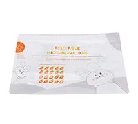 Sacs de Stérilisation à Vapeur pour Micro-ondes, Réutilisables, pour Biberons, Stérilisation Facile et Rapide, pour Cuisine D'hôtel, Matériau PET, Taille 29 X 20,5 Cm