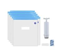 Sacs de stockage de filament 3D - Kit de poches de secteurs sous vide avec pompe et clip d'étanchéité | Stockage de nettoyage étanche à l'humidité pour bobines de filament d'imprimante, protège contre