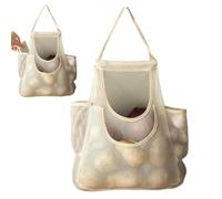 Sacs de stockage de produits | Organisateur de support de sac d'épicerie suspendu au mur | Stockage respirant des essentiels de cuisine à domicile pour produits Fruits légumes jouets épicerie garde-ma