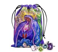 Sacs de tarot avec cordons | Sac de rangement de dés de cartes de tarot