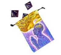 Sacs de Tarot Et Sacs | Porte-bouquet Tarot Oracle en Velours - Étui Vintage Sorcières Avec Design Agréable Pour Halloween Lecture Bijoux Maquillage