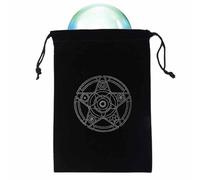 Sacs de tarot, Étui à bijoux durable Mystérieuse magie noire à thème, Sac de rangement de cartes et de tarot, sac de tarot à cordon brodé pour jeux de société p, Section A, riferimento alla