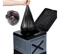 Sacs de Toilette Portables avec Cordon de Serrage | Sacs de toilette étanches, sacs d'urgence biodégradables pour Camping voyage préparation aux catastrophes