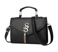 Sacs de valise pour femmes, bandoulière décontractée, sangle réglable, sac à bandoulière avec décoration de glands, sacs à bandoulière pour homme grand 17, Noir , Taille unique pour tous