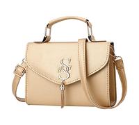 Sacs de valise pour femmes, bandoulière décontractée, sangle réglable, sac à bandoulière avec décoration de glands, sacs à bandoulière pour homme grand 17, or, Taille unique pour tous