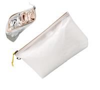 Sacs de voyage cosmétiques pour femme | Sac de voyage étanche pour bagages | Organisateur de maquillage étanche pour pique-nique, voyage, gym, plage, sorties en plein air et aventurières, blanc, Refer