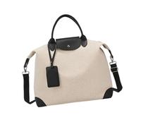 Sacs de voyage ergonomiques en toile pour court voyage, gym, sac à bandoulière de grande capacité, sac à main de sport, organiseur de voyage compact, Noir , One Size