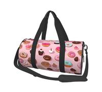 Sacs de voyage et de sport de grande capacité, avec poignées en forme d'anneau, sacs à main et sacs à bagages ronds pouvant être utilisés par les hommes et les femmes, Noir , Taille unique, Sac de