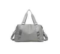 Sacs De Voyage Grand sac de voyage for femmes, fourre-tout de voyage multifonctionnel, sacs à main en Nylon, sac à bandoulière étanche, poches sèches et humides, sacs de sport Pour L'ExtéRieur(Gray-S)