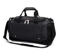 Sacs de Voyage Grande capacité Voyage Duffle Design Bagage à Main Sac Imperméable Multifonctionnel(Black)