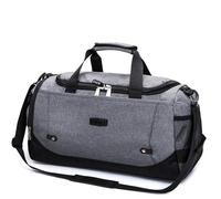 Sacs de Voyage Grande capacité Voyage Duffle Design Bagage à Main Sac Imperméable Multifonctionnel(Gray)