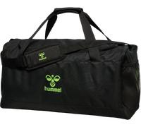 Hummel HmlCore 2.0 Sac De Sport Néon - Sac De Sport - Taille L - Noir/Vert Gecko